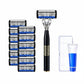 🪒  Manual Razor Set – Smooth Shave With a Balanced Metal Handle ✨
