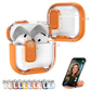 Shockproof Case for AirPods Pro 3 Case (2026) Pro 2 AirPods 4 with Phone Stand & Cleaner Kit, Cute Soft Silicone Cover Case with Keychain for Women Men
