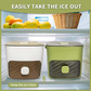 🧊✨ Ice Cube Maker with Storage Box – Button Release, Leak-Proof, 48 Cubes at Once 🏠