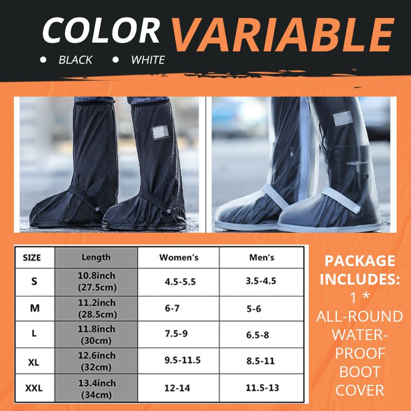 🔥🔥💖All-Round Long Waterproof Boot Cover-3