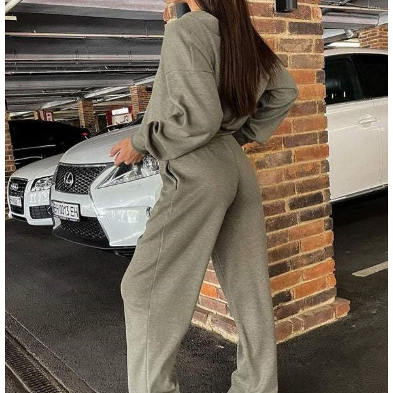 ⏳Limited Sale 50% OFF🌸Women's Knitted Buttoned Jacket and Pants Two-piece Set-12