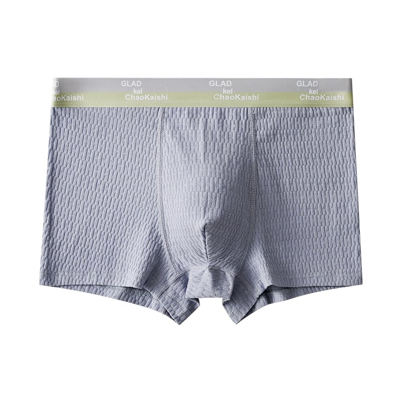 🔥HOT Sale🔥🎉Bubble Cotton Men's Boxer Briefs Antibacterial Breathable Sweat Absorbent🎉-8