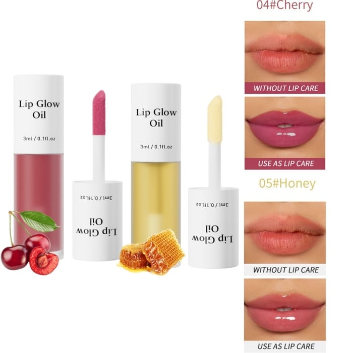 ⏳2026 NEW YEAR BUY MORE SAVE MORE✨ONLY ￡9.99!!!💋Tinted Lip Glow Oil - For Lush, Hydrated Lips with a Natural Glow! 💖-35