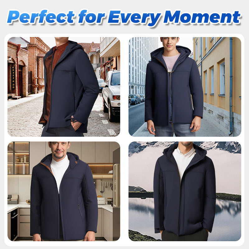 🖤Early Black Friday Sale:53% OFF🖤Men’s Thermal Thick Hooded Parka Coat-5