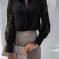 🌷Limited Time 53% OFF💞Women's long sleeve hollow out lace shirt-4
