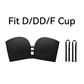 💖LUCKMEEY Womens Strapless Front Closure Bra Push Up Lift Bra Padded Add Cup✨