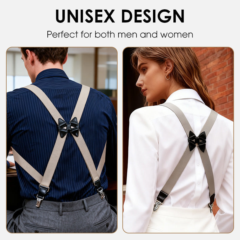 Men's X-Back Suspenders with Hook Clips-6