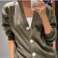 ⏳Limited Sale 50% OFF🌸Women's Knitted Buttoned Jacket and Pants Two-piece Set-13