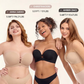 💖LUCKMEEY Womens Strapless Front Closure Bra Push Up Lift Bra Padded Add Cup✨