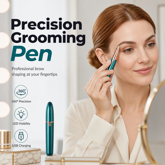 ✨ Precision Brow Trimmer Pen – LED Light Electric Eyebrow Shaper For Effortless Grooming
