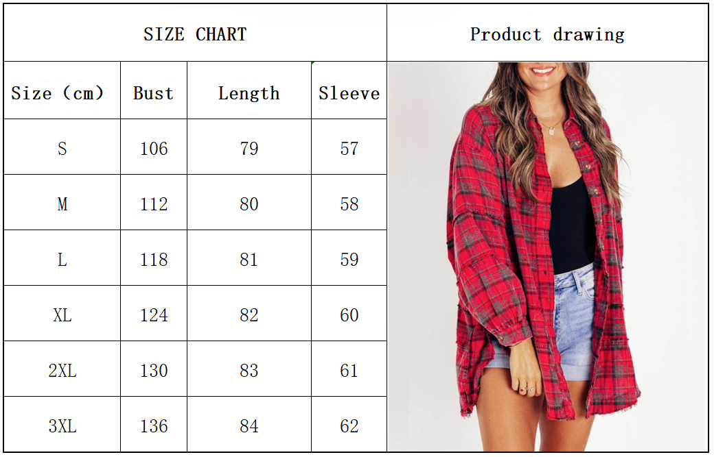 🔥Hot Sale 68% OFF🔥🏆Women's Mineral Washed Button Down Plaid Shirt-16