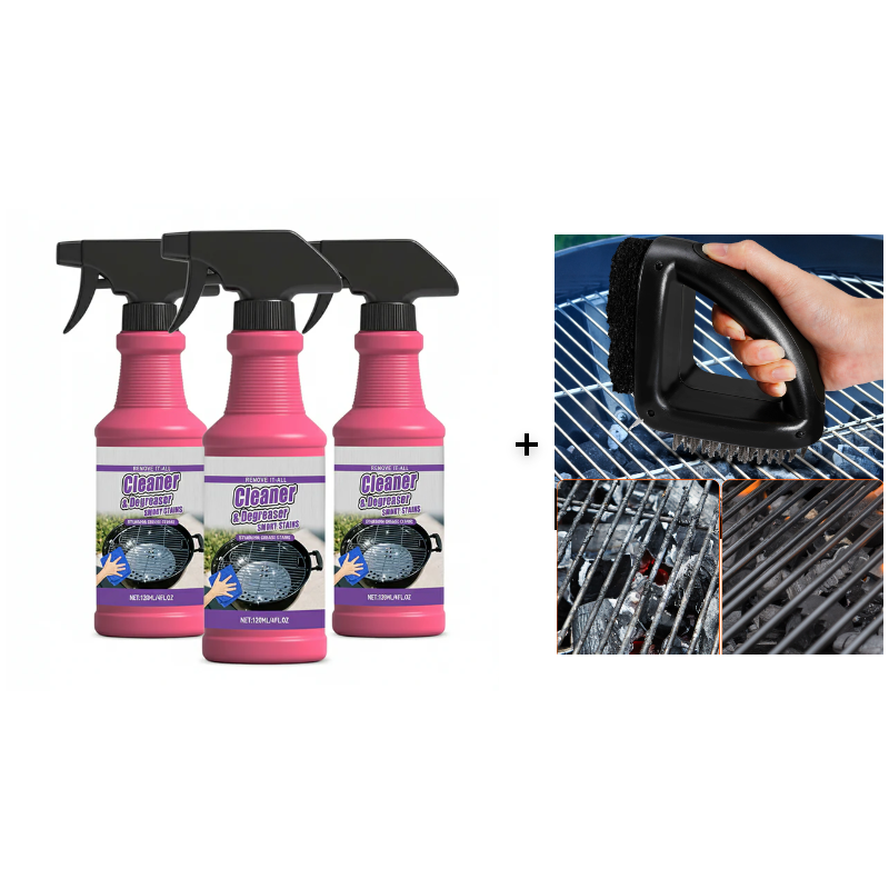 🧽 Every Home Needs This🏠 Fast-Acting Heavy-Duty Grill Degreaser Spray-12