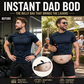 🥳🍺 Dadbag Realistic Fake Beer Belly Bag 😎 Funny Dad Bod Crossbody Waist Bag