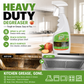 🍑 Heavy-Duty Kitchen Degreaser Spray – Fast-Acting Grease Melter 🏆  Perfect for Range Hoods & Refreshing Peach Aroma – One Spray, Spotless Kitchen ✨