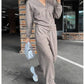 ⏳Limited Sale 50% OFF🌸Women's Knitted Buttoned Jacket and Pants Two-piece Set-7