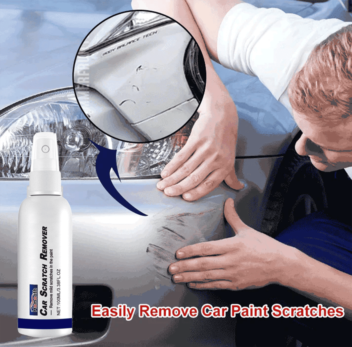 🔥🔥Car paint scratch repair spray🚙Suitable For All Colors Car Paint-4