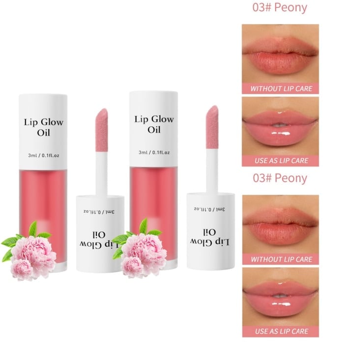 ⏳2026 NEW YEAR BUY MORE SAVE MORE✨ONLY ￡9.99!!!💋Tinted Lip Glow Oil - For Lush, Hydrated Lips with a Natural Glow! 💖-29