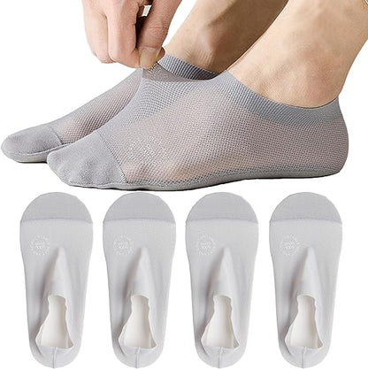 🔥As low as £2.33/1 pair!  🔥Ultra Thin Liner Socks Non Slip Nylon No Show Socks