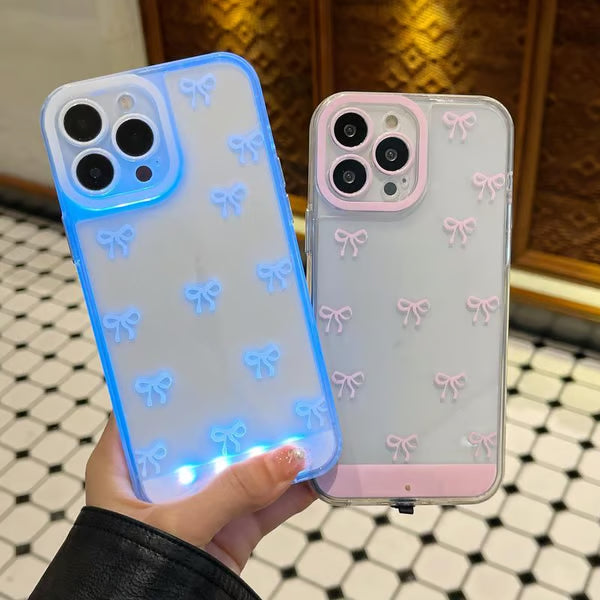 🏆HOT SALE 49% OFF - 📱Vibrant LED Bowknot Phone Case-5