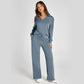 💖49% OFF!👍Women's 2 Piece Sets Outfits Casual Long Sleeve Sweatsuits Sets✨-13