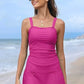 💥Last Day Special Sale 50% OFF🩱Women Vintage Tummy Control Two Piece Tankini Swimsuits-9
