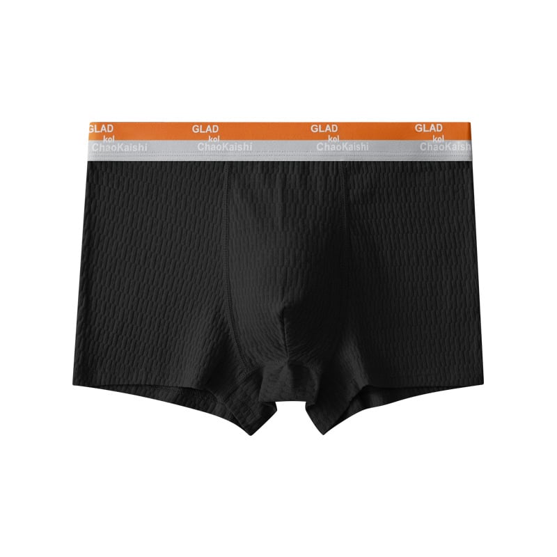 🔥HOT Sale🔥🎉Bubble Cotton Men's Boxer Briefs Antibacterial Breathable Sweat Absorbent🎉-7