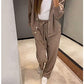 ⏳Limited Sale 50% OFF🌸Women's Knitted Buttoned Jacket and Pants Two-piece Set-2