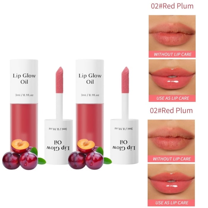 ⏳2026 NEW YEAR BUY MORE SAVE MORE✨ONLY ￡9.99!!!💋Tinted Lip Glow Oil - For Lush, Hydrated Lips with a Natural Glow! 💖-23