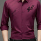 🎁Exquisite Gift💘Men's Velvet Thickened Seamless Flocking Shirt（48% OFF）-2