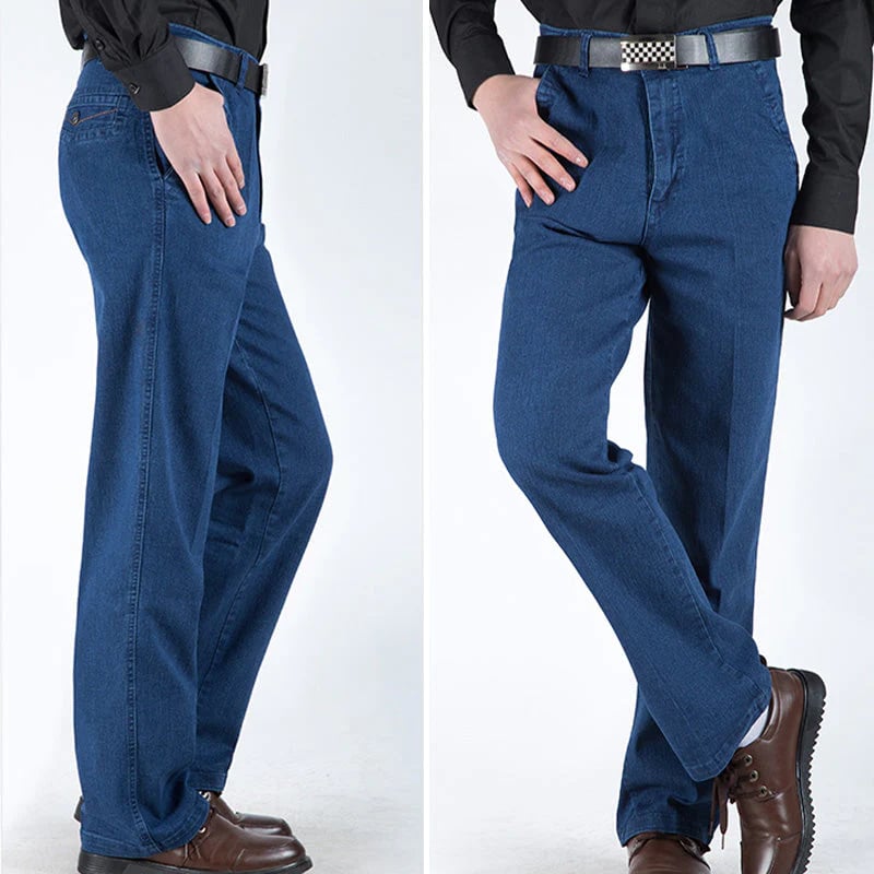 🔥Hot Sales - 47% OFF🔥Men's High Waist Straight Cut Jeans-10