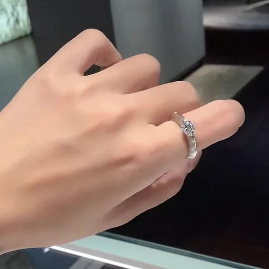 ❤️ Valentine's Day Gift 💎 Spinning Diamond Ring Symbolizing the Star of the Universe-4