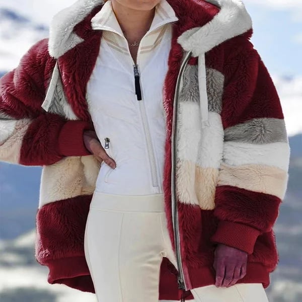🍂Fall Specials🎅Contrasting Padded Coat🐑-15