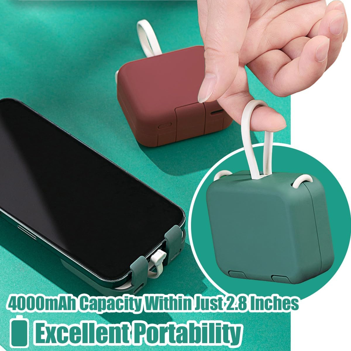 Portable Wireless Charging Treasure Mobile Phone Holder⚡🎉Free Shipping For Two Pieces🌸-1