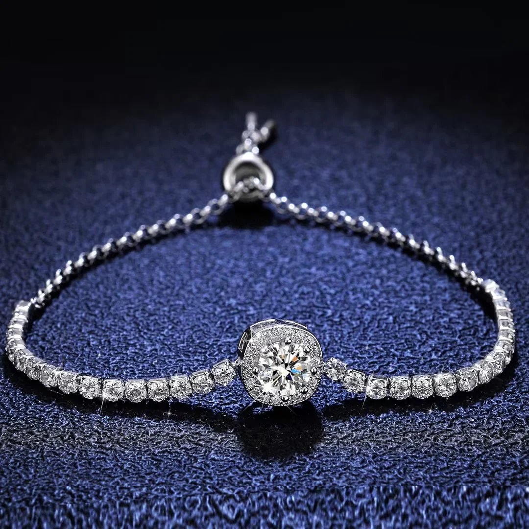 💖HOT SALE 50% OFF💖✨Copper Inlaid Cubic Zirconia Stone Bracelet, Exquisite Luxury Women Sparkly Accessory-1
