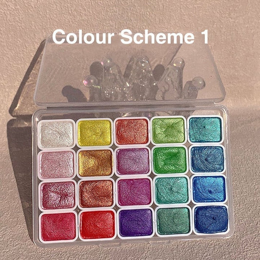 🔥🌈 Magic Watercolor Paint Set – Beautiful Color Shift Effects for Artists🎨