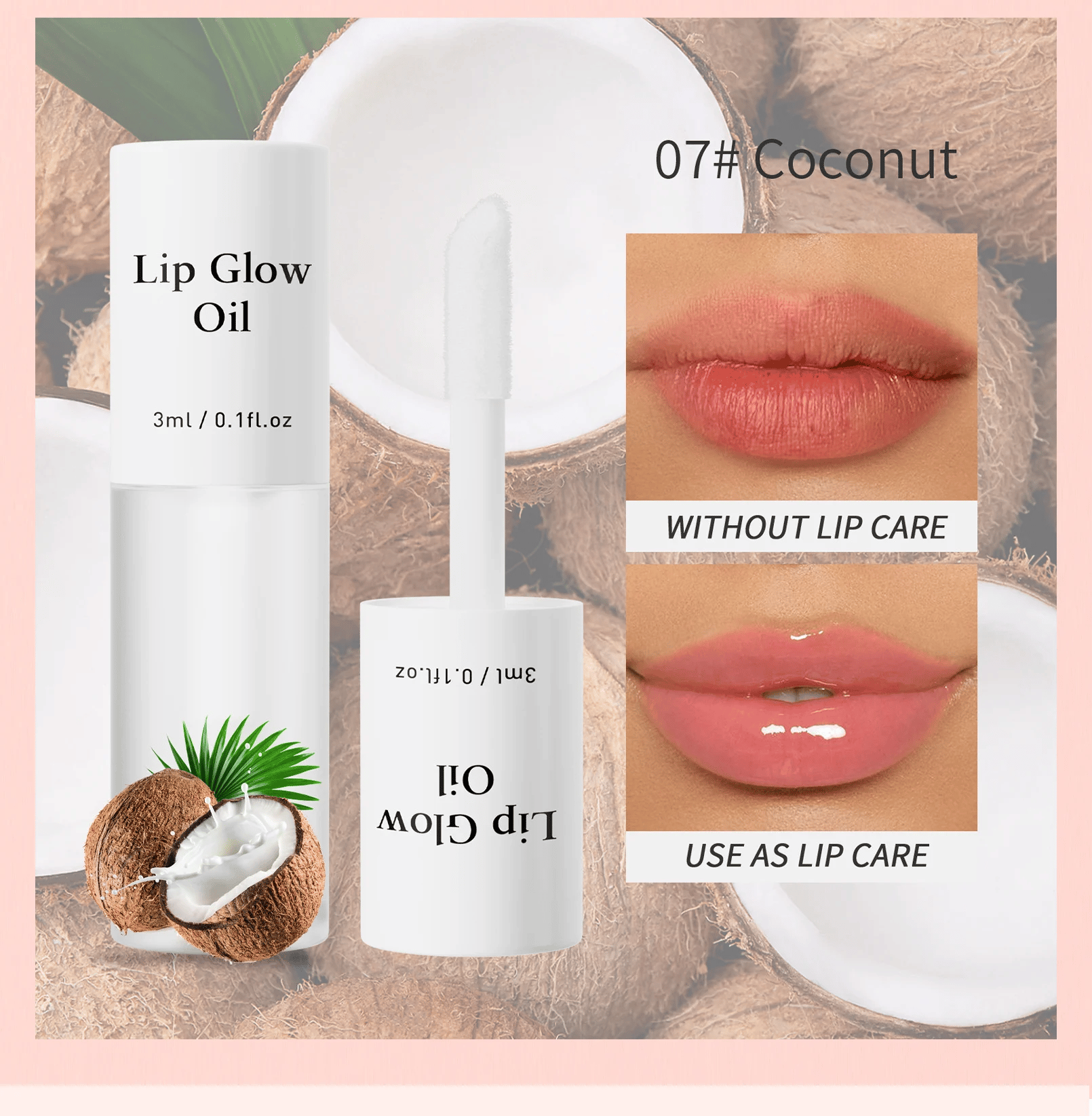 ⏳2026 NEW YEAR BUY MORE SAVE MORE✨ONLY ￡9.99!!!💋Tinted Lip Glow Oil - For Lush, Hydrated Lips with a Natural Glow! 💖-14
