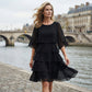 🎁Women's Elegant Layered Ruffle Sleeve Dress – Effortless Style for Every Occasion💃-8
