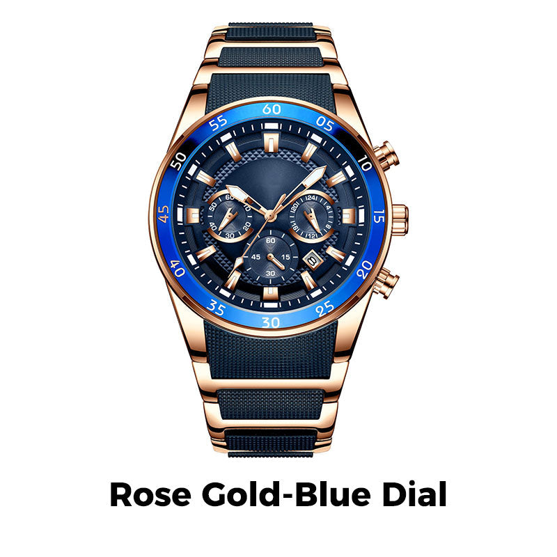⏳Time-limited Special⌛Men's Waterproof Multifunctional Quartz Watch-9