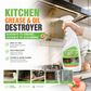🍑 Heavy-Duty Kitchen Degreaser Spray – Fast-Acting Grease Melter 🏆  Perfect for Range Hoods & Refreshing Peach Aroma – One Spray, Spotless Kitchen ✨