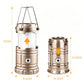 🥳2026 TOP PICK🥳 LED Flame Camping Lantern – 3-in-1 Lantern & Flashlight, Flickering Flame Mode – Retractable, Portable – Solar & USB Rechargeable! 🔦💨