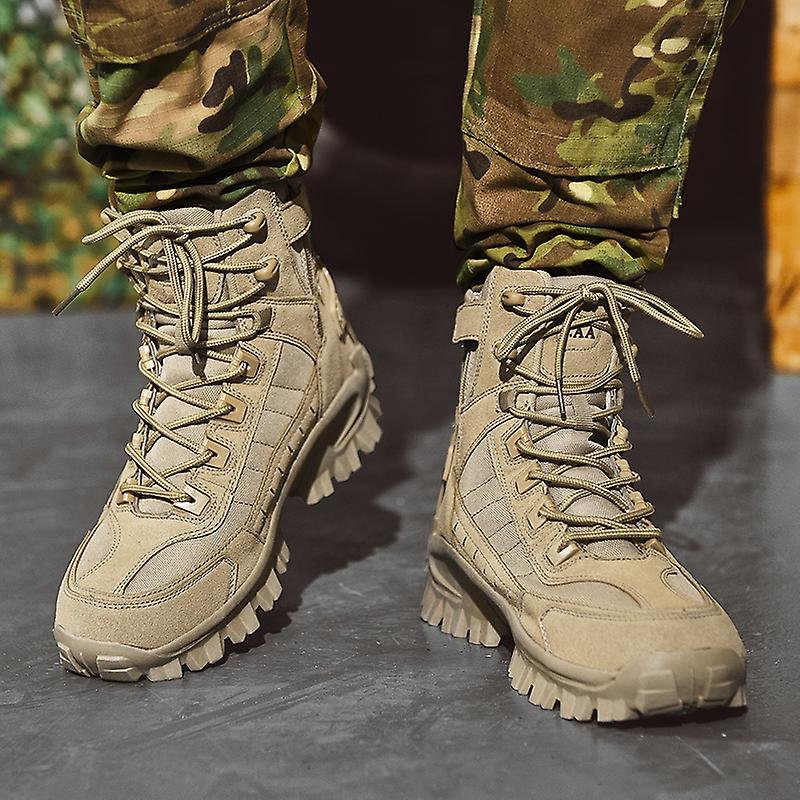Free shipping🎁Men's Waterproof Outdoor Anti-Puncture Work Combat Boots (Durability Upgrade)-1