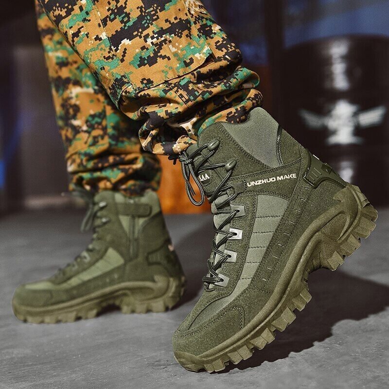 Free shipping🎁Men's Waterproof Outdoor Anti-Puncture Work Combat Boots (Durability Upgrade)-2