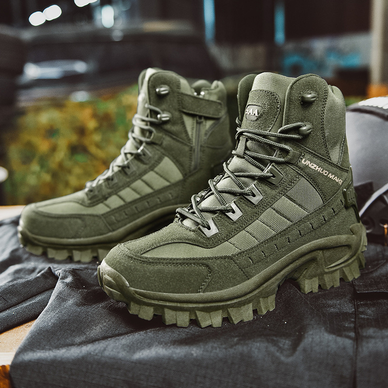 Free shipping🎁Men's Waterproof Outdoor Anti-Puncture Work Combat Boots (Durability Upgrade)-4