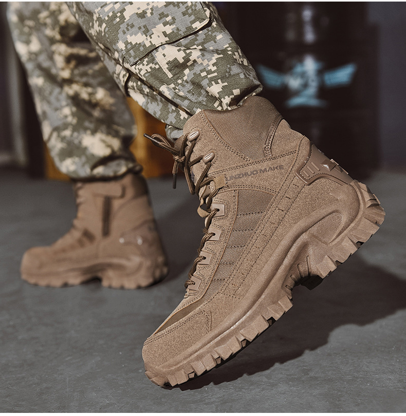 Free shipping🎁Men's Waterproof Outdoor Anti-Puncture Work Combat Boots (Durability Upgrade)-3