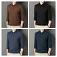 ✨New Arrival✨Men's Solid Long Sleeve T-Shirt with Lapel-6