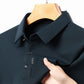 ✨New Arrival✨Men's Solid Long Sleeve T-Shirt with Lapel-5