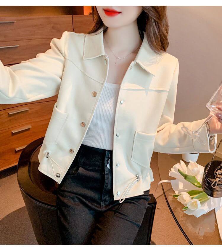 [Christmas gifts]Women's Simple Sweet Short Jacket-1