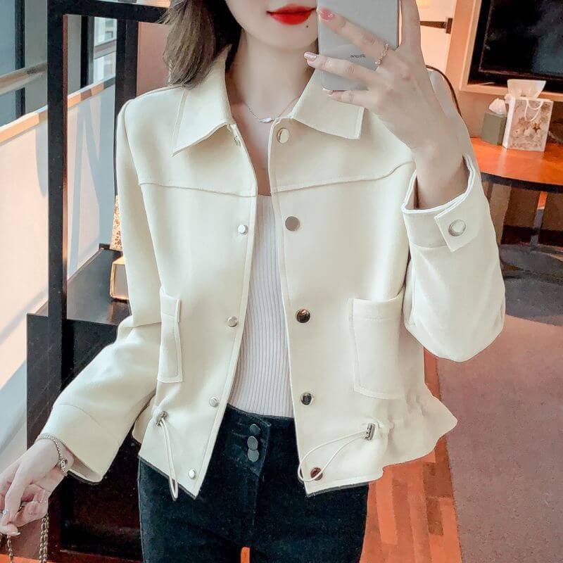 [Christmas gifts]Women's Simple Sweet Short Jacket-2