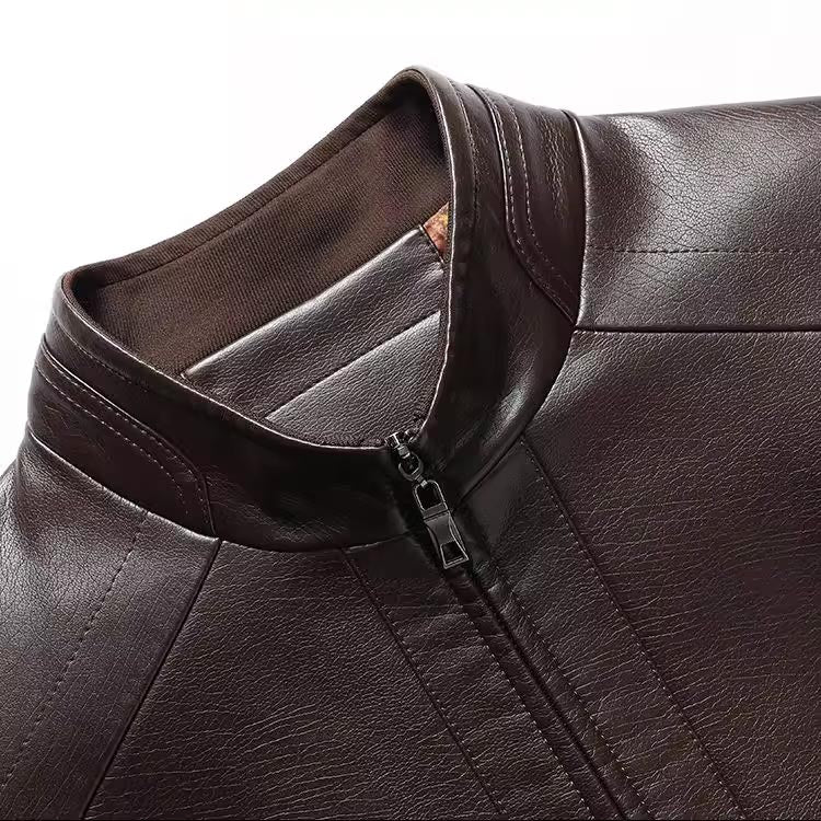 ✨New Arrival✨Men's classic leather jacket-6