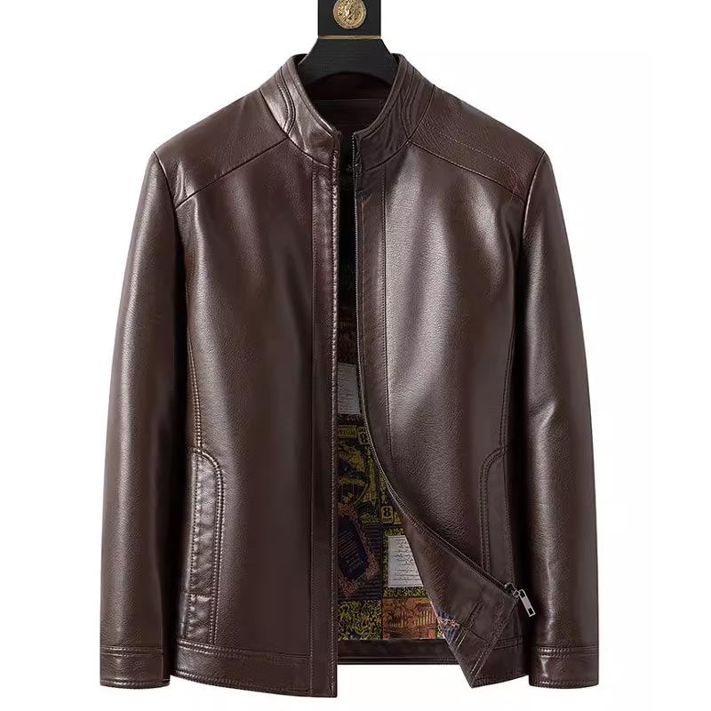 ✨New Arrival✨Men's classic leather jacket-4